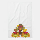 Erntedank Herbst Türkei Küchendesign Handtuch (Vertikal)