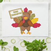 Erntedank Herbst Türkei Küchendesign Handtuch (Gefaltet)