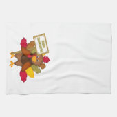 Erntedank Herbst Türkei Küchendesign Handtuch (Horizontal)