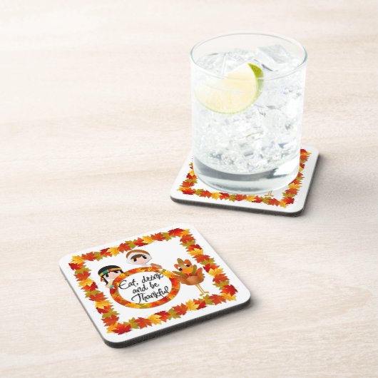 Erntedank-Herbst-Untersetzer Untersetzer (Rechte Seite)