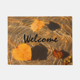 Erntedank-Herbst-willkommene Matte durch