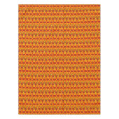 Erntedank Herbstblätter in Quadrats Tischdecke (Vorderseite)