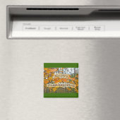 Erntedank Herbstblätterung Magnet (In Situ (Geschirrspüler))