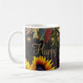 Erntedank Herbsternte Happy Thanksgiving Kaffeetasse (Links)