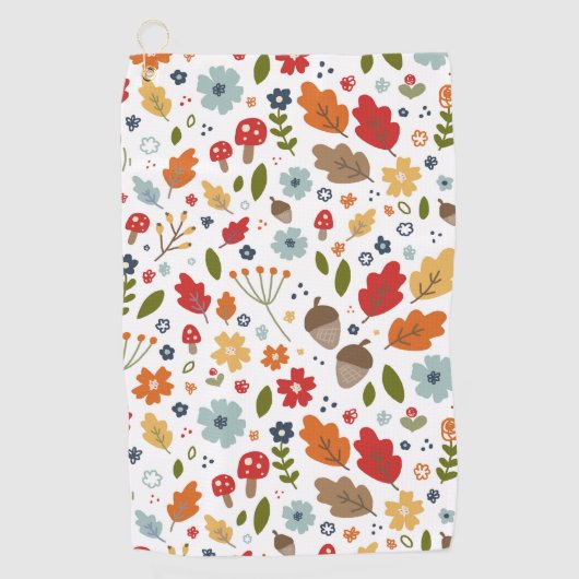 Erntedank Herbstfarben Ein schöner Urlaub Golfhandtuch (Vorderseite)