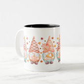 Erntedank Herbstferien Zweifarbige Tasse (Vorderseite Links)