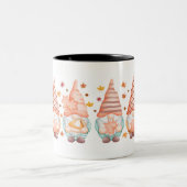 Erntedank Herbstferien Zweifarbige Tasse (Mittel)