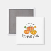 Erntedank HerbstHalloween Fun Pumpkin Uni Geschenk Magnet (Vorderseite/Rückseite)