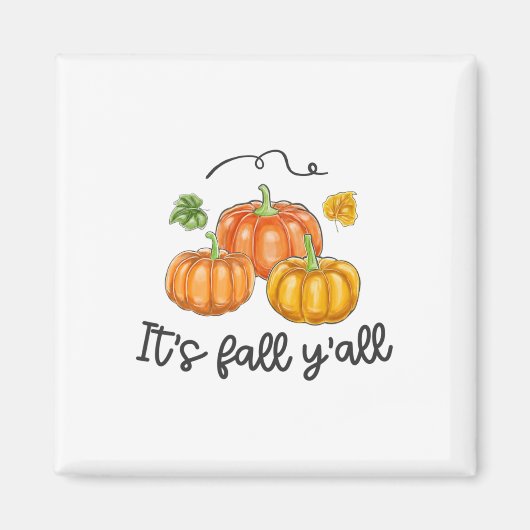 Erntedank HerbstHalloween Fun Pumpkin Uni Geschenk Magnet (Vorne)