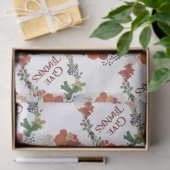 Erntedank Herbstkranz zum Anpassen Seidenpapier (Geschenk)