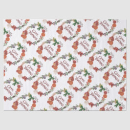 Erntedank Herbstkranz zum Anpassen Seidenpapier