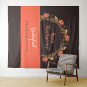 Erntedank Herbstlaub Foto Hintergrund Wandteppich (Beispiel (Horizontal))