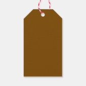 Erntedank Herbstlaub Geschenkanhänger (Rückseite)