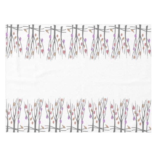 Erntedank Herbstlaub Tischdecke (Vorderseite (Horizontal))