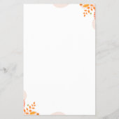 Erntedank Herbstlaube Abendessen Einladung Flyer (Hinten)