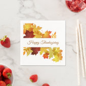 Erntedank Herbstleaves Napkin Serviette (Beispiel)