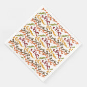 Erntedank Herbstleaves Napkins Serviette (Ecke)
