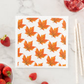 Erntedank Herbstleaves Papier Napkins Serviette (Beispiel)