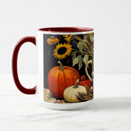 Erntedank Herbstmalerei Tasse