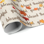 Erntedank Herbstuntergänge Geschenkpapier (Rolleneckpunkt)