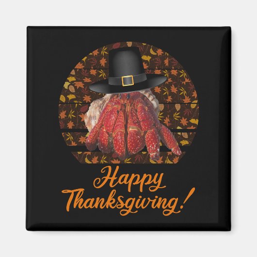 Erntedank Hermit Crab Magnet (Vorne)