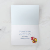 Erntedank Herz - für Sohn Feiertagskarte (Innenseite)