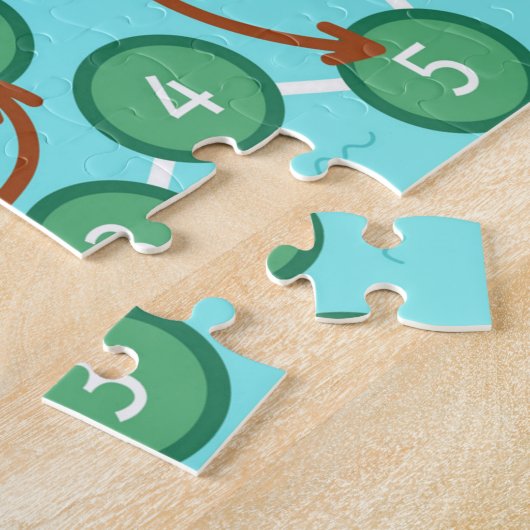 Erntedank hilft den Pilgern, an die Küste zu komme Puzzle (Seite)