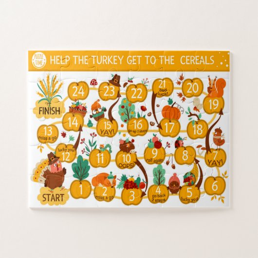 Erntedank hilft der Türkei, die Getreidehaare zu f Puzzle (Horizontal)