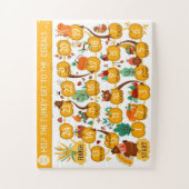 Erntedank hilft der Türkei, die Getreidehaare zu f Puzzle (Vertikal)