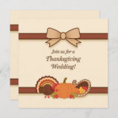 Erntedank Hochzeit Einladung (Vorne/Hinten)