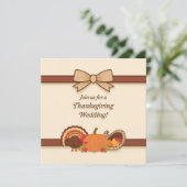 Erntedank Hochzeit Einladung (Stehend Vorderseite)