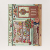 Erntedank Holiday Antique Store mit Eichhörnchen Puzzle (Vertikal)