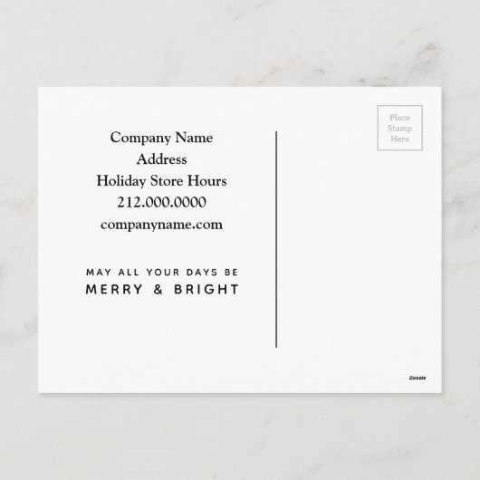 Erntedank Holiday Cards Feiertagspostkarte (Rückseite)