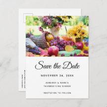 Erntedank Holiday Harvest Save the Date