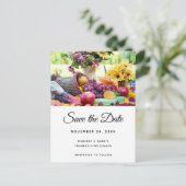 Erntedank Holiday Harvest Save the Date Einladungspostkarte (Stehend Vorderseite)