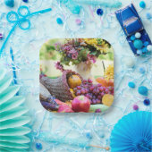 Erntedank Holiday Herbst Erntetisch Pappteller (Party)