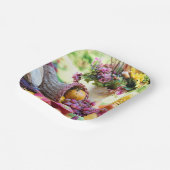 Erntedank Holiday Herbst Erntetisch Pappteller (Gewinkelt)