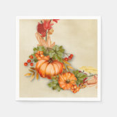 Erntedank Holiday Paper Napkin Serviette (Vorderseite)