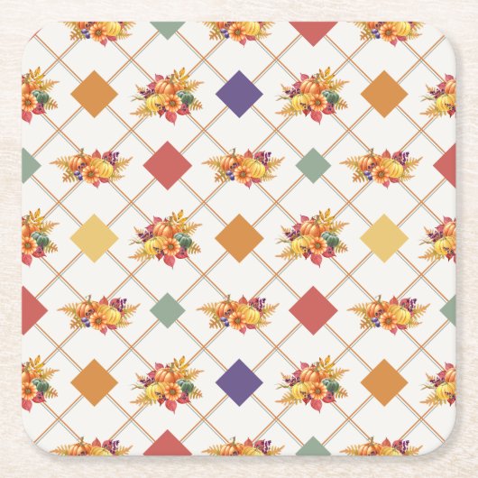 Erntedank Holiday Paper Untersetzer (Vorderseite)