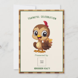 Erntedank Holiday Party für Kundenempfehlung Einladung