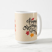Erntedank Holiday Series 15 oz Class Tasse (VorderseiteRechts)