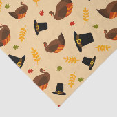 Erntedank Holiday Truthahn Abendessen Party Gewebe Seidenpapier (Ausschnitt)