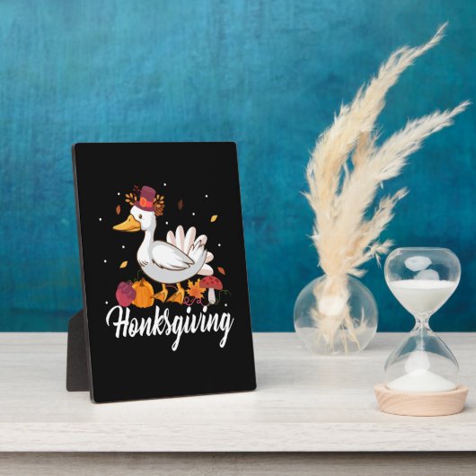 Erntedank Honksgiving Fotoplatte (Seite)