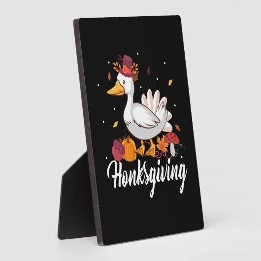 Erntedank Honksgiving Fotoplatte (Seite)