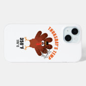 Erntedank Humor Lustiger Truthahn Witz Case-Mate iPhone Hülle (Rückseite (Horizontal))