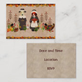 Erntedank Hunde Begleitkarte (Vorne/Hinten)