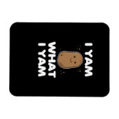 Erntedank I Yam Was ich Yam Funny Fall Classic Magnet (Horizontal)