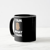 Erntedank I Yam Was ich Yam Funny Fall Classic Tasse (Vorderseite Links)
