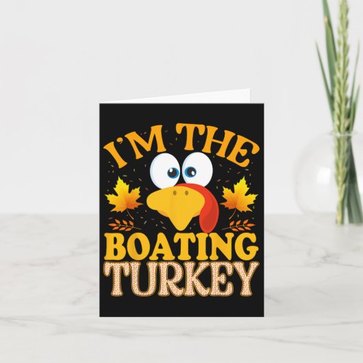 Erntedank, ich bin das Boot Türkei Matching Karte (Vorderseite)