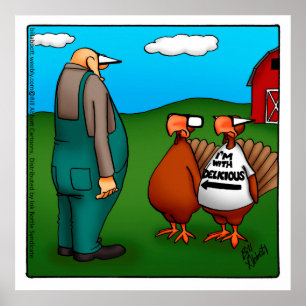 Erntedank "Ich bin mit köstlichen" Poster